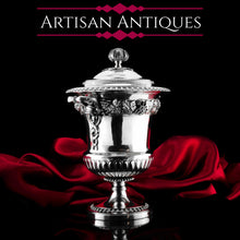 Load image into Gallery viewer, A Magnificent Antique Georgian Solid Silver Cup/Wine Cooler Grapevine & Figural Design - J W Story & W Elliott 1811