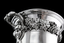 Load image into Gallery viewer, A Magnificent Antique Georgian Solid Silver Cup/Wine Cooler Grapevine & Figural Design - J W Story & W Elliott 1811