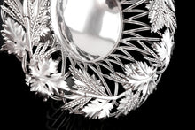 Load image into Gallery viewer, A Rare Antique Georgian Solid Silver Tazza Bowl with Cast Harvest Decorations - Charles Reily & George Storer 1835