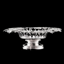 Load image into Gallery viewer, A Rare Antique Georgian Solid Silver Tazza Bowl with Cast Harvest Decorations - Charles Reily & George Storer 1835