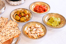 Load image into Gallery viewer, Antique Georgian Solid Silver Gilt Salt/Pin Dishes - Thomas Robbins 1806