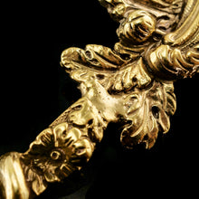 Load image into Gallery viewer, Antique Georgian Solid Silver Gilt Salt/Coffee Spoons with Rococo Decoration - London, 1824/7