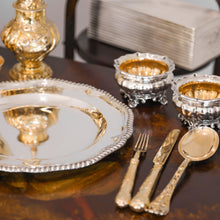 Load image into Gallery viewer, Antique Georgian Solid Silver Pair of Salt Cellars - Barnards 1836