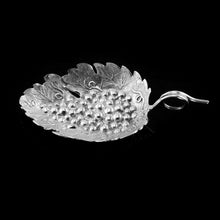 Load image into Gallery viewer, Antique Georgian Solid Silver Tea Caddy Spoon Vine Leaf Design - Joseph Willmore 1807