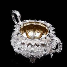 Load image into Gallery viewer, RESERVED - A Spectacular Antique Solid Silver Tea Set/Service with Highly Decorative Embossed/Chased Design - R W Smith 1837 - Artisan Antiques
