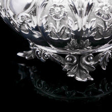 Load image into Gallery viewer, RESERVED - A Spectacular Antique Solid Silver Tea Set/Service with Highly Decorative Embossed/Chased Design - R W Smith 1837 - Artisan Antiques