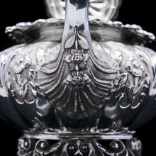 Load image into Gallery viewer, RESERVED - A Spectacular Antique Solid Silver Tea Set/Service with Highly Decorative Embossed/Chased Design - R W Smith 1837 - Artisan Antiques