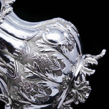Load image into Gallery viewer, RESERVED - A Spectacular Antique Solid Silver Tea Set/Service with Highly Decorative Embossed/Chased Design - R W Smith 1837 - Artisan Antiques