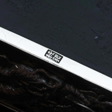 Load image into Gallery viewer, Antique Japanese Solid Silver Box with Embossed Dragons - Meiji Period c.1900