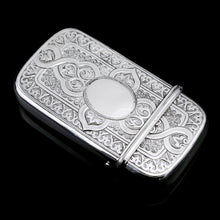 Load image into Gallery viewer, A Very Large Solid Silver Victorian Cigar/Cheroot Case - George Unite 1871