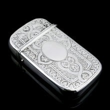 Load image into Gallery viewer, A Very Large Solid Silver Victorian Cigar/Cheroot Case - George Unite 1871
