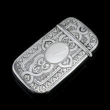 Load image into Gallery viewer, A Very Large Solid Silver Victorian Cigar/Cheroot Case - George Unite 1871