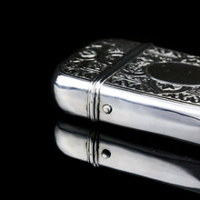 Load image into Gallery viewer, A Very Large Solid Silver Victorian Cigar/Cheroot Case - George Unite 1871