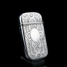 Load image into Gallery viewer, A Very Large Solid Silver Victorian Cigar/Cheroot Case - George Unite 1871
