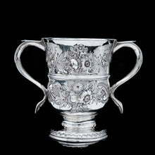 Load image into Gallery viewer, Georgian Solid Silver Loving Cup / Two Handled Cup - London 1748 - Artisan Antiques