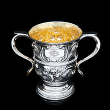 Load image into Gallery viewer, Georgian Solid Silver Loving Cup / Two Handled Cup - London 1748 - Artisan Antiques