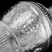 Load image into Gallery viewer, A Massive Victorian Solid Silver Tea Caddy / Ginger Jar / Vase - John Septimus Beresford 1876