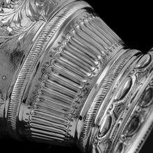 Load image into Gallery viewer, A Massive Victorian Solid Silver Tea Caddy / Ginger Jar / Vase - John Septimus Beresford 1876