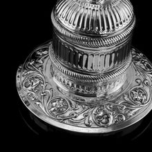 Load image into Gallery viewer, A Massive Victorian Solid Silver Tea Caddy / Ginger Jar / Vase - John Septimus Beresford 1876