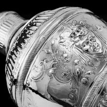 Load image into Gallery viewer, A Massive Victorian Solid Silver Tea Caddy / Ginger Jar / Vase - John Septimus Beresford 1876