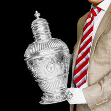 Load image into Gallery viewer, A Massive Victorian Solid Silver Tea Caddy / Ginger Jar / Vase - John Septimus Beresford 1876