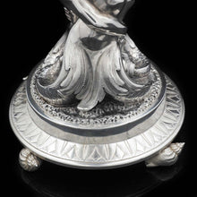 Load image into Gallery viewer, A Magnificent Victorian Solid Silver Figural Centrepiece Bowl - Henry Lewis 1896 - Artisan Antiques