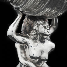Load image into Gallery viewer, A Magnificent Victorian Solid Silver Figural Centrepiece Bowl - Henry Lewis 1896 - Artisan Antiques