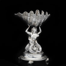 Load image into Gallery viewer, A Magnificent Victorian Solid Silver Figural Centrepiece Bowl - Henry Lewis 1896 - Artisan Antiques