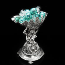 Load image into Gallery viewer, A Magnificent Victorian Solid Silver Figural Centrepiece Bowl - Henry Lewis 1896 - Artisan Antiques