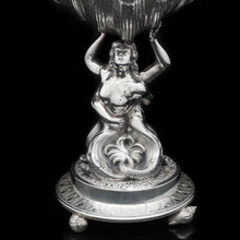 Load image into Gallery viewer, A Magnificent Victorian Solid Silver Figural Centrepiece Bowl - Henry Lewis 1896 - Artisan Antiques