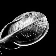 Load image into Gallery viewer, Antique Solid Silver Sugar Tongs/Nips Naturalistic Foliate Design - Francis Higgins 1859