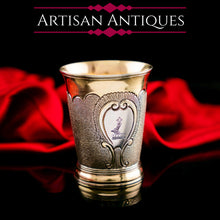 Load image into Gallery viewer, Antique Georgian Solid Silver Parcel Gilt Beaker/Cup - Peter & Ann Bateman 1796