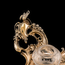 Load image into Gallery viewer, A Magnificent French Solid Silver Gilt Rococo Style Inkwell / Stand - Emile Puiforcat