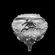 Load image into Gallery viewer, Antique Solid Silver Spoon Warmer / Sugar Bowl in Rococo Form Giant Clam - c.1890