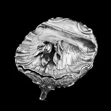 Load image into Gallery viewer, Antique Solid Silver Spoon Warmer / Sugar Bowl in Rococo Form Giant Clam - c.1890