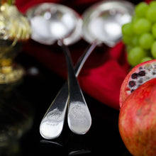 Load image into Gallery viewer, Antique Solid Silver Pair of Georgian Large Ladles, Sutherland Crest 1784/5