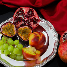 Load image into Gallery viewer, Antique Solid Silver Dish with Coat of Arms for Michael Bass, 1st Baron Burton - Garrard 1888
