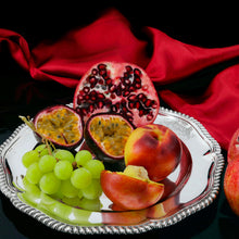 Load image into Gallery viewer, Antique Solid Silver Dish with Coat of Arms for Michael Bass, 1st Baron Burton - Garrard 1888