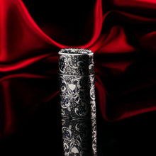 Load image into Gallery viewer, Antique Imperial Russian Solid Silver Niello Vesta Case with Fine Engravings - 19th Century
