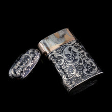 Load image into Gallery viewer, Antique Imperial Russian Solid Silver Niello Vesta Case with Fine Engravings - 19th Century