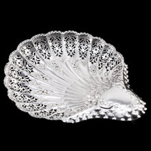 Load image into Gallery viewer, Antique Victorian Large Solid Silver Scallop-Shaped Dish/Bowl - Henry Atkin 1899 - Artisan Antiques