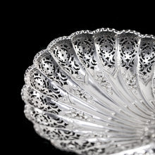 Load image into Gallery viewer, Antique Victorian Large Solid Silver Scallop-Shaped Dish/Bowl - Henry Atkin 1899 - Artisan Antiques