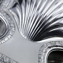 Load image into Gallery viewer, A Fine Quality Antique Solid Silver Inkwell / Inkstand in Scallop Form - Carrington 1903