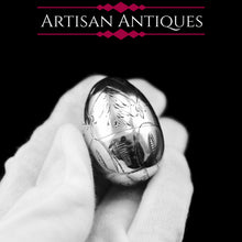 Load image into Gallery viewer, Antique Imperial Russian Solid Silver Egg - J.E. Sallman, St Petersburg, Mid-19th Century