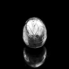 Load image into Gallery viewer, Antique Imperial Russian Solid Silver Egg - J.E. Sallman, St Petersburg, Mid-19th Century