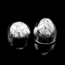 Load image into Gallery viewer, Antique Imperial Russian Solid Silver Egg - J.E. Sallman, St Petersburg, Mid-19th Century