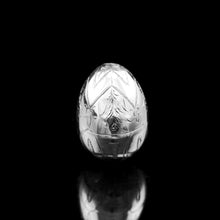 Load image into Gallery viewer, Antique Imperial Russian Solid Silver Egg - J.E. Sallman, St Petersburg, Mid-19th Century