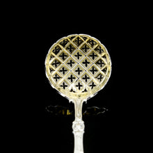 Load image into Gallery viewer, A Magnificent Victorian Solid Silver Sugar Sifter Spoon - Francis Higgins 1875