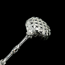 Load image into Gallery viewer, A Magnificent Victorian Solid Silver Sugar Sifter Spoon - Francis Higgins 1875
