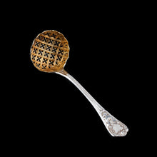 Load image into Gallery viewer, Antique Solid Silver Sugar Sifter Spoon - Francis Higgins 1856